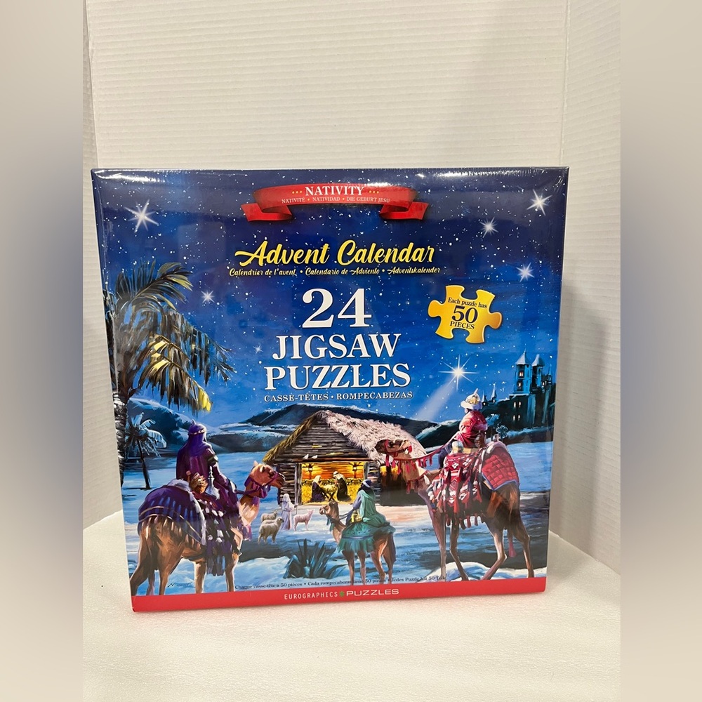 Jigsaw puzzle advent‎ calendar. Nativity.